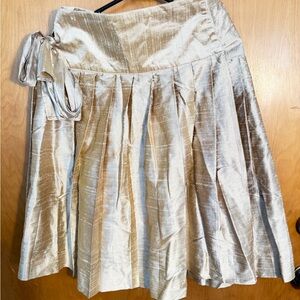 Molly B Elegant Gold A-Line Skirt